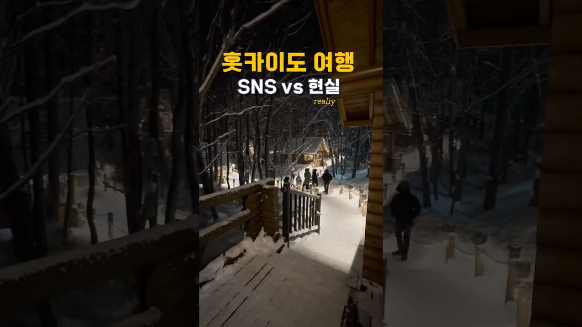 일본 홋카이도여행 SNS vs 현실