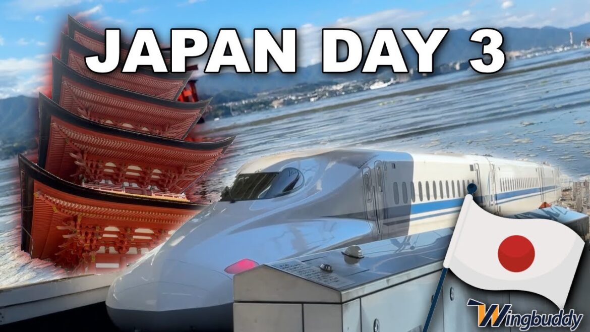 Japan's Bullet Train, Hiroshima, and Miyajima | DAY 3 OF MY 14 DAY JAPAN TOUR