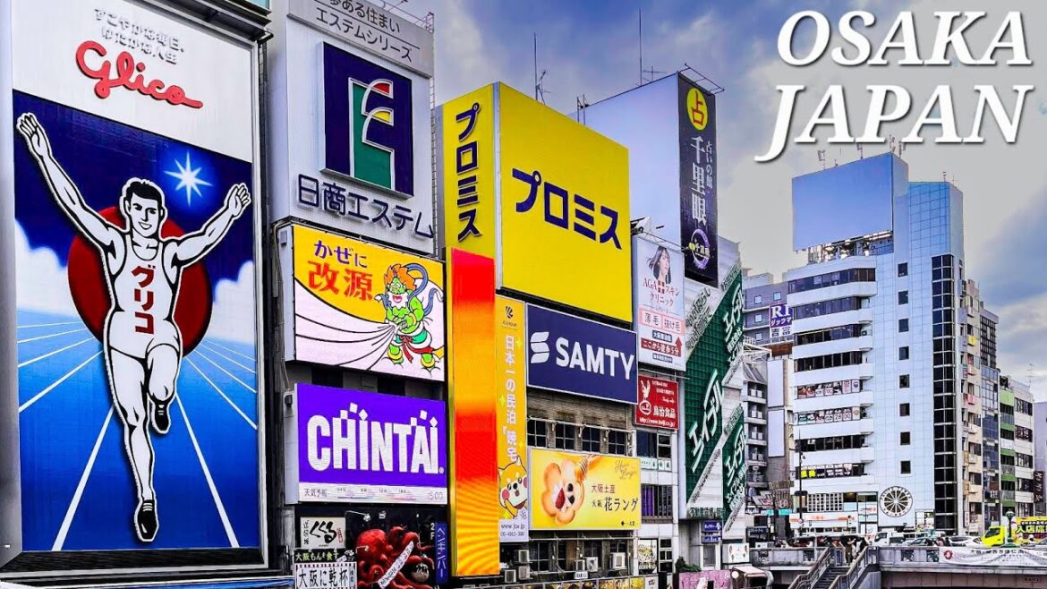 🇯🇵Osaka Walking Tour - Dotonbori, Shinsaibashi-Suji Shopping Street, Ebisubashi- Suji, Amerika-Mura