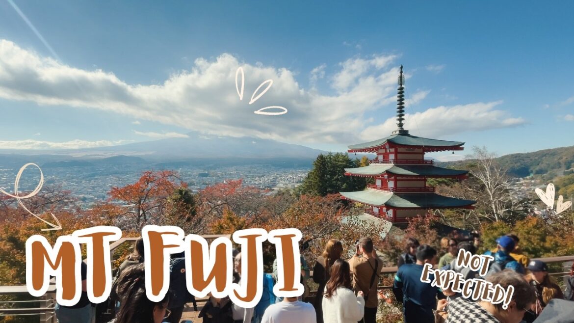 The BEST Views of Mount Fuji in BEAUTIFUL Autumn Foliage 🍁🗻 Japan VLOG