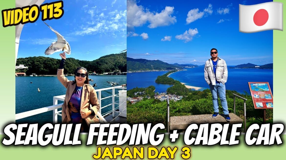 Day 3 in Kyoto 🇯🇵 | Amanohashidate & Ine Funaya | 🍣 Conveyer Belt Sushi in Osaka -  JAPAN VLOG