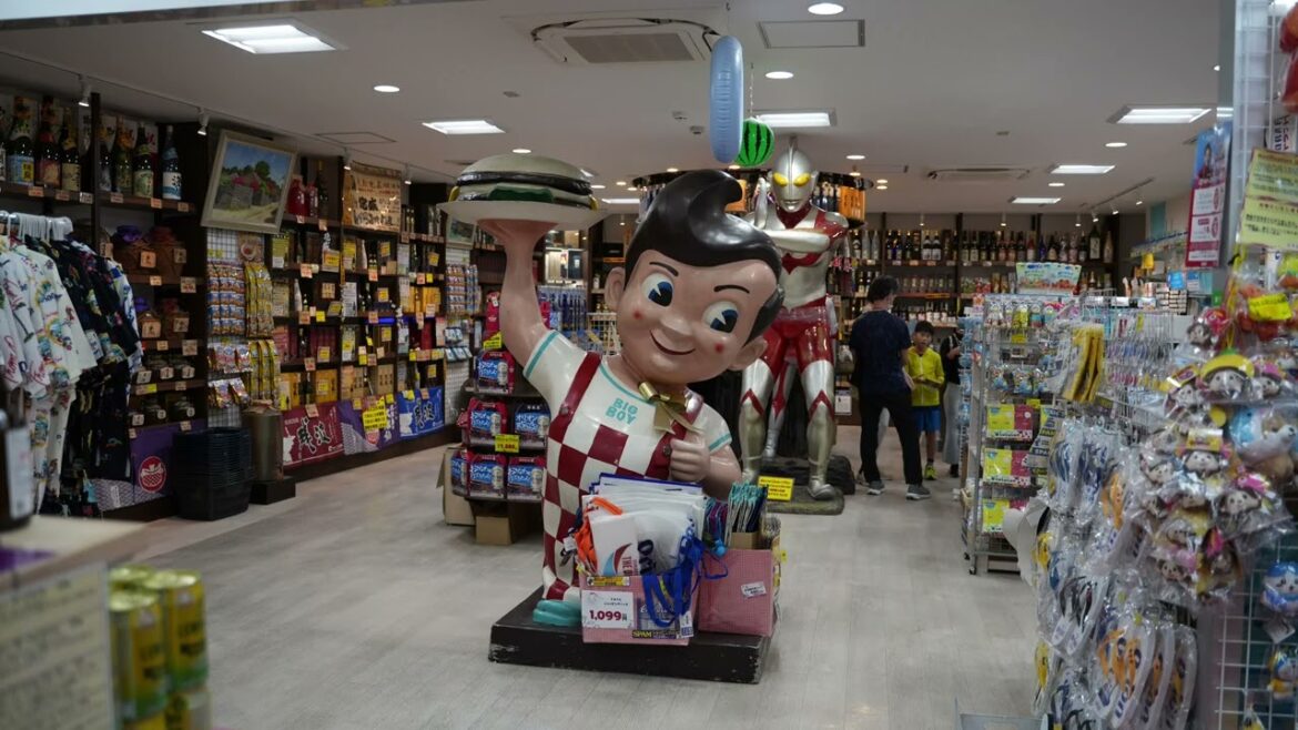 Checking out main Naha city tourist street (国際通り) and main market street (市場本通り).