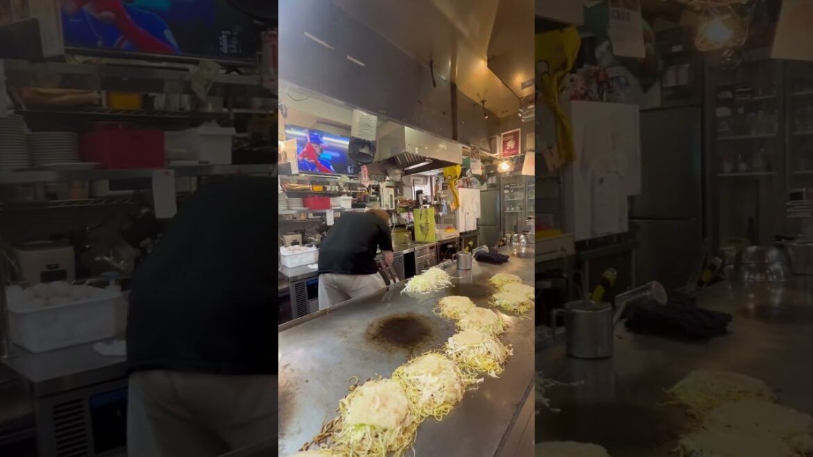 Hiroshima famous food #okonomiyaki  #travel #explore #japan