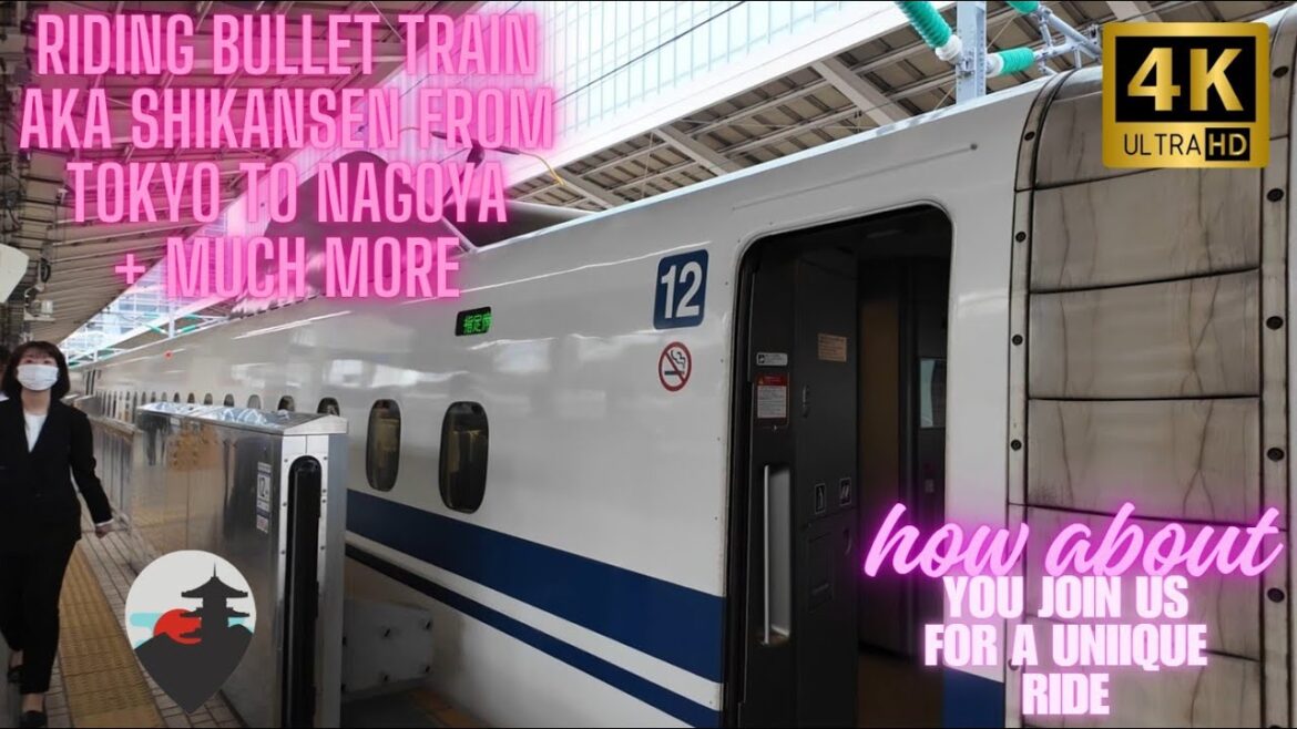 Riding Bullet Train AKA Shinkansen from TOKYO to NAGOYA