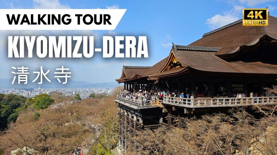 KYOTO MUST SEE TEMPLE! Kiyomizu Dera Walking Tour [4K60 HDR]