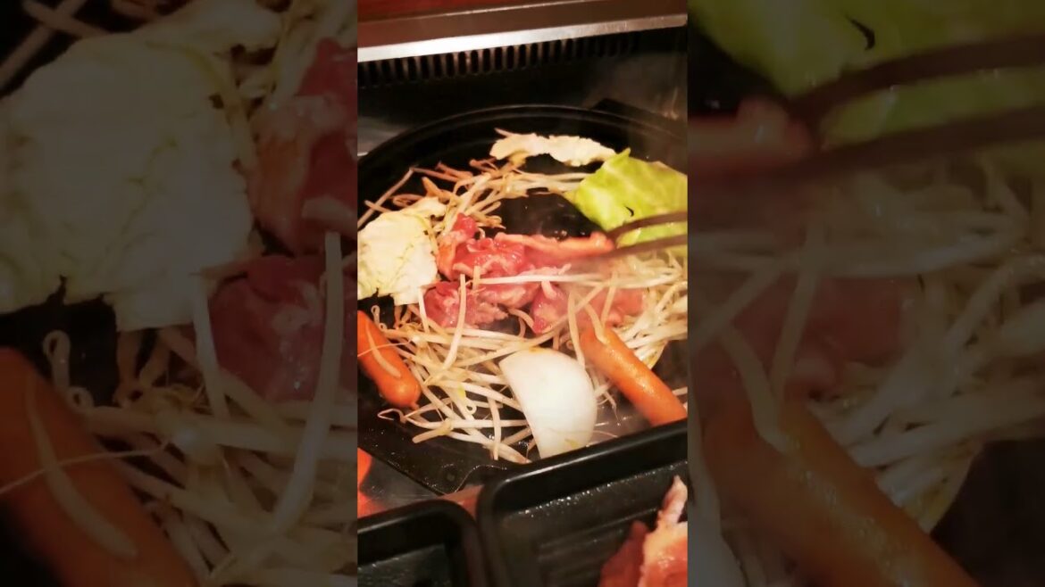 Yakiniku - Genghis Khan in #sapporo [This is a lamb barbecue and it was pioneered in Hokkaido]