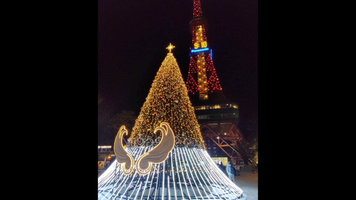 #tvtower christmas and new year decoration in #Japan #sapporo #hokkaido