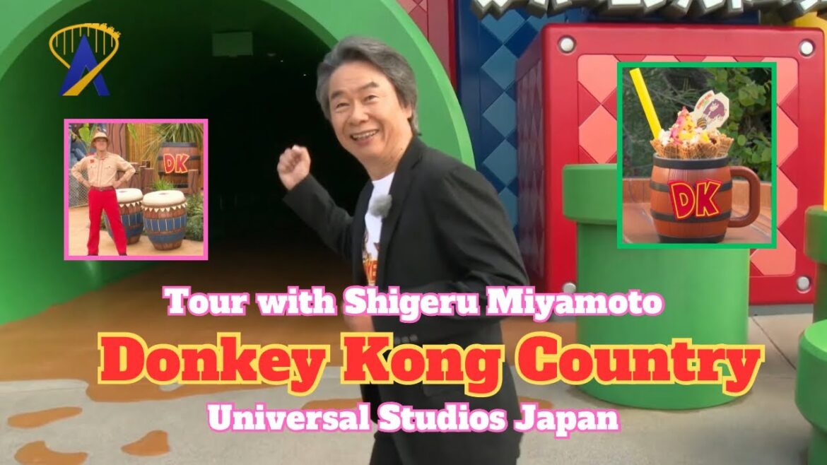 Donkey Kong Country Tour with Shigeru Miyamoto at Universal Studios Japan