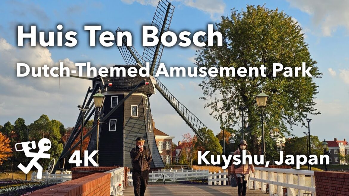 Exploring Huis Ten Bosch: A Dutch Park in Japan (4K Walking Tour)