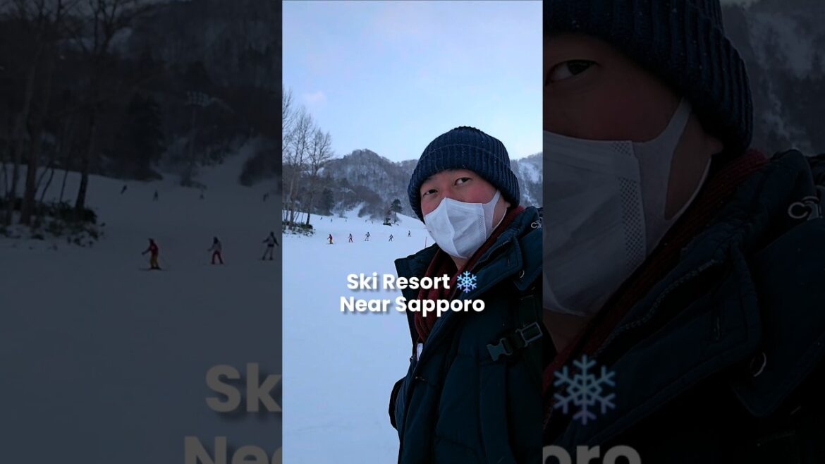 SKIING near SAPPORO! ⛷️ Resort Day Trip #hokkaido