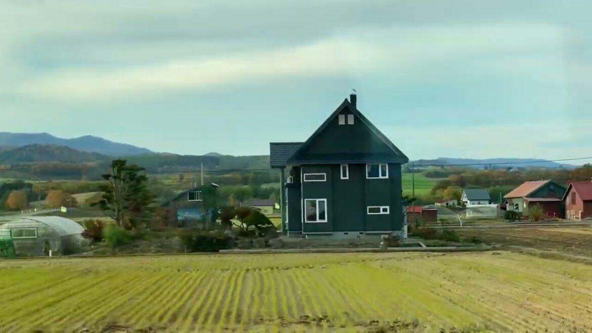 From Sapporo to NakaFurano, Hokkaido, Japan