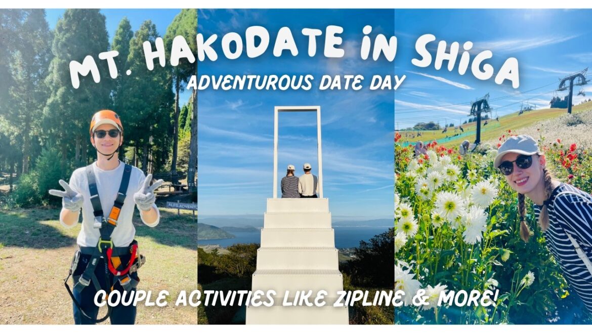 Discover Mt. Hakodate in Shiga| Treetop adventure, Ziplining, and Stunning Views 🇯🇵  #japanvlog