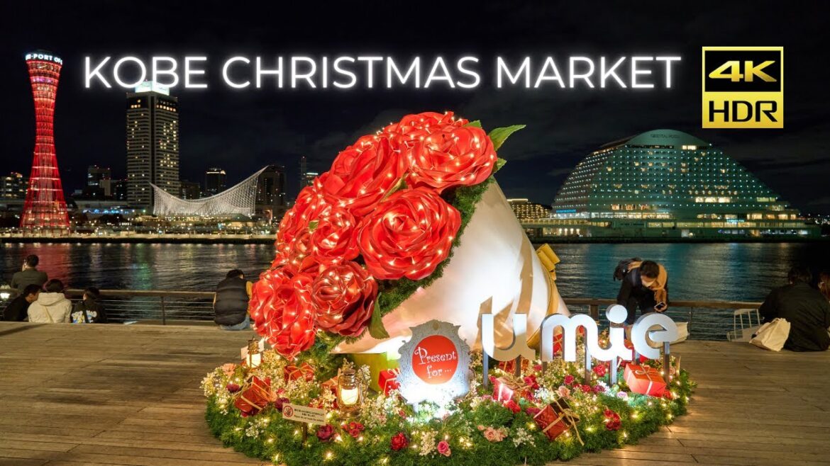 Exploring Kobe's Magical Christmas Market | Must-See Holiday Destination!