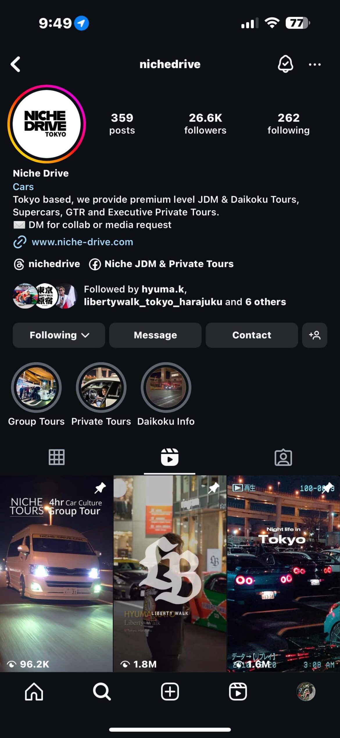Anybody ever take a jdm tour with nichedrive in Tokyo ?