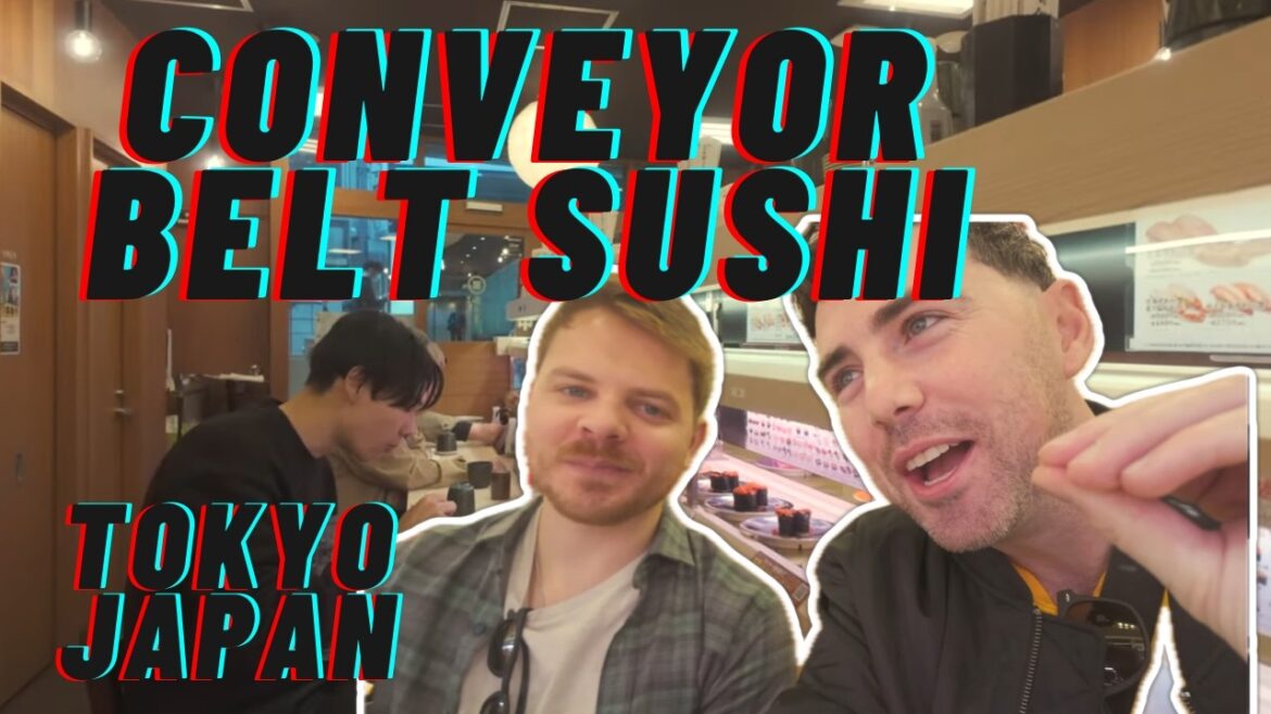 “Chasing Sushi on a Conveyor Belt in Japan! "Chasing Sushi on a Conveyor Belt in Japan!