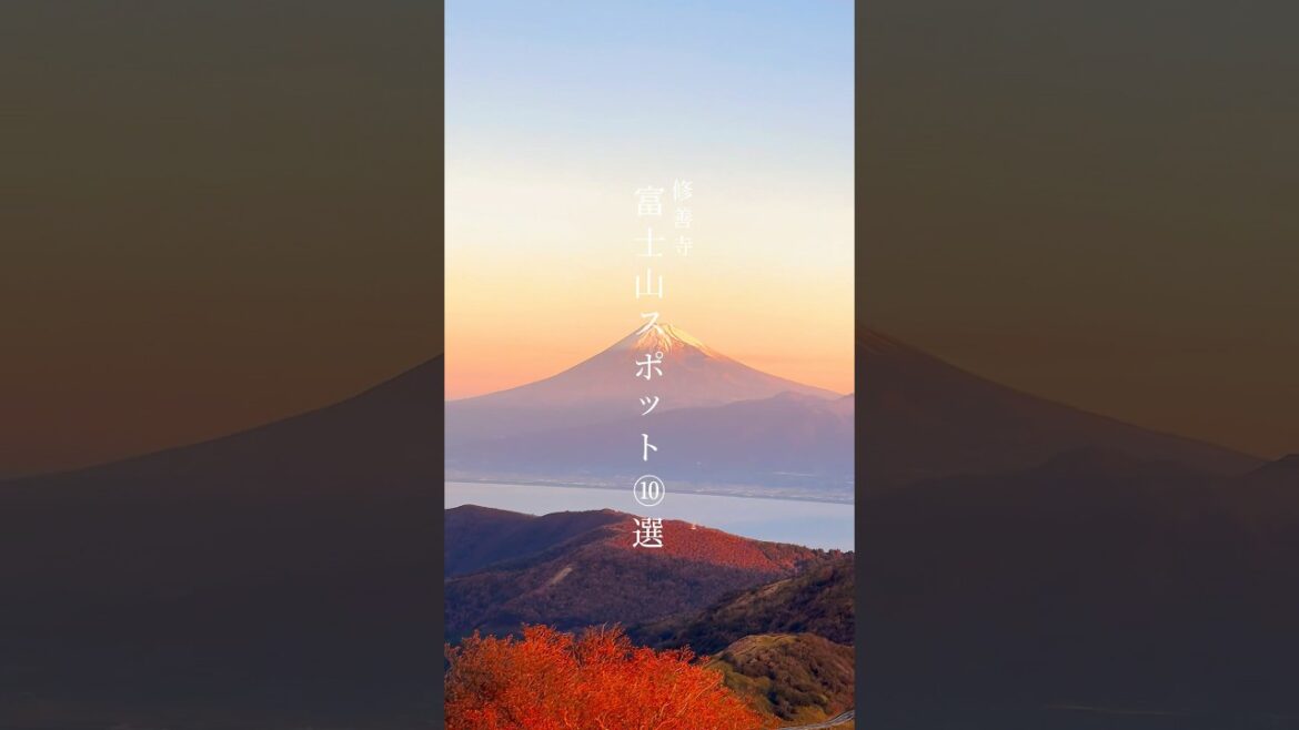 修善寺の富士山スポット10選!!どれだけ知っていますか？どこが好きですか？初富士や初日の出にもオススメ。 #shorts