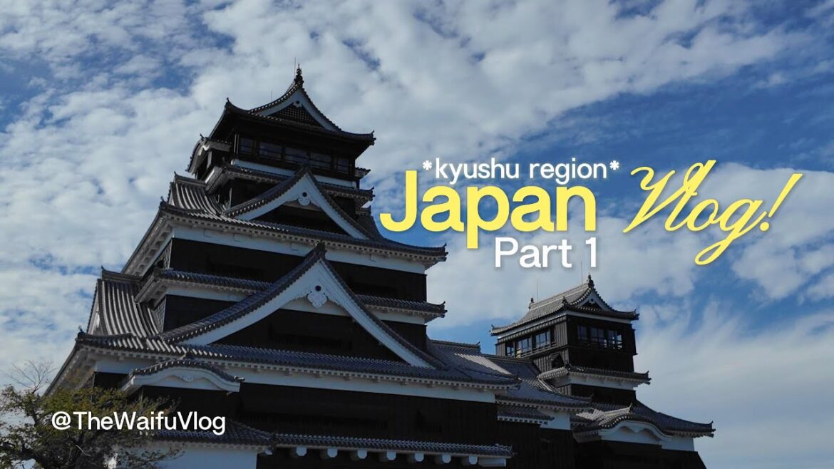 JAPAN VLOG | kyushu region part 1, kumamoto castle, foodtrip | TheWaifuVlog