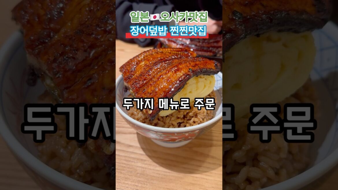 오사카 맛집 줄서서먹는 가성비 맛집 장어덮밥 난바 #오사카맛집 #오사카여행 #오사카현지인맛집 #일본여행