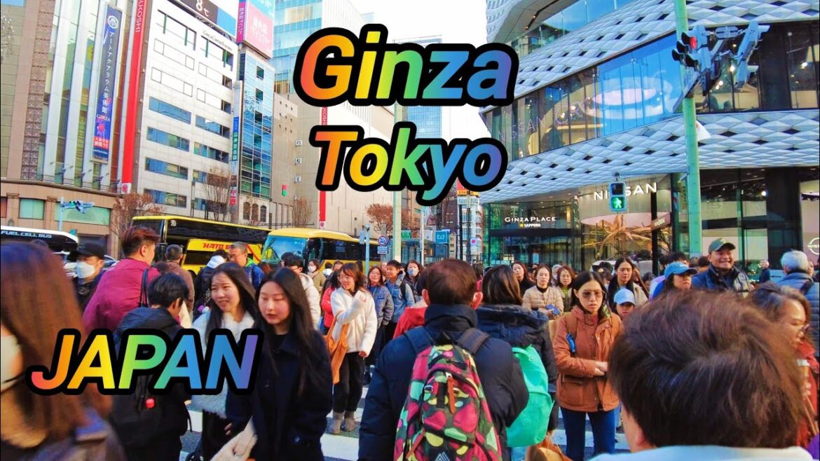 [4K] Walking Tour from Yurakucho to Ginza. Tokyo, Japan.