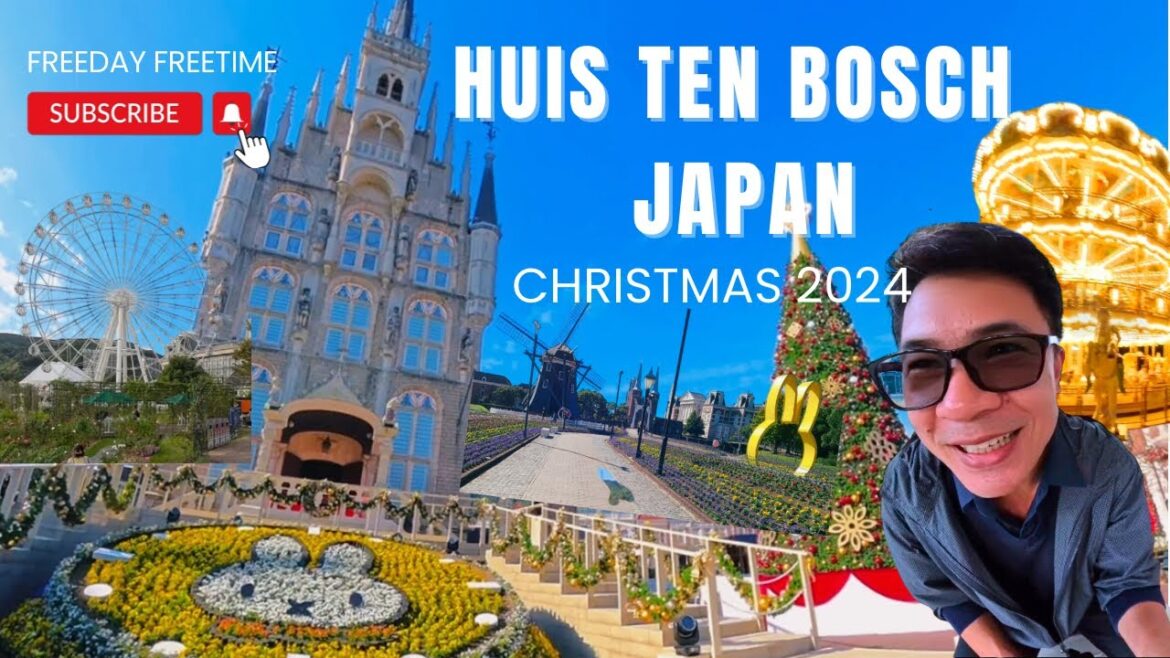 เที่ยวสวนสนุก Huis Ten Bosch ญี่ปุ่นช่วงคริสต์มาส 2024 | Christmas 2024 at Huis Ten  Bosch Japan