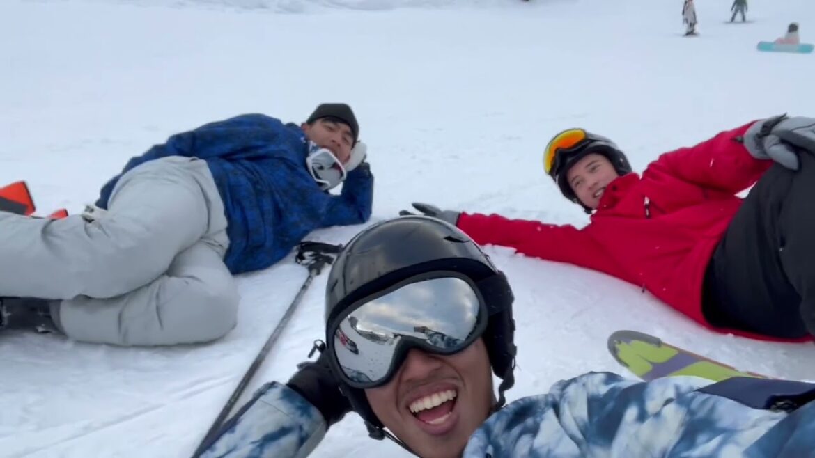 Snowboarding tak cukup powerrr (niigata day 3)