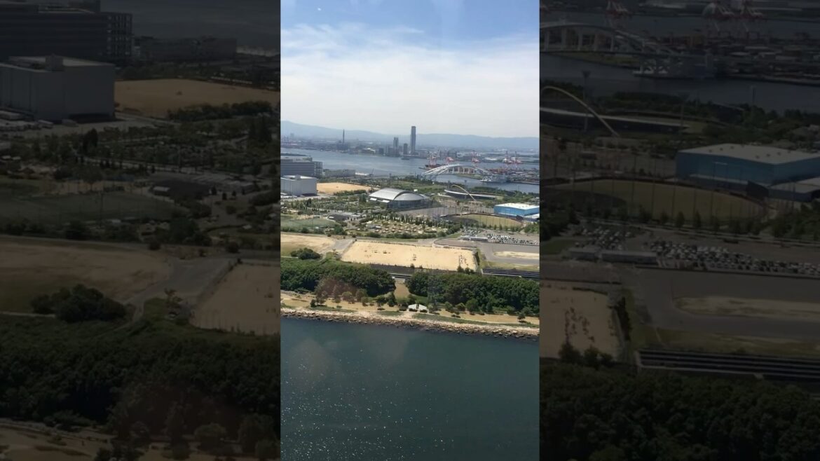 Travelogue 🇯🇵 Osaka from above/ helicopter 🚁 ride #japan