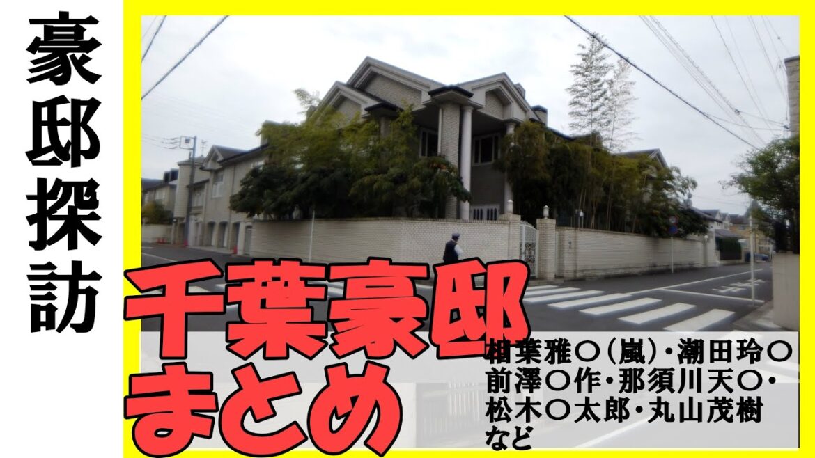 千葉の豪邸まとめて見学！#不動産 #不動産投資 #豪邸見学ツアー #物件紹介 #相葉雅紀 #那須川天心 #丸山茂樹 #前澤友作の豪邸