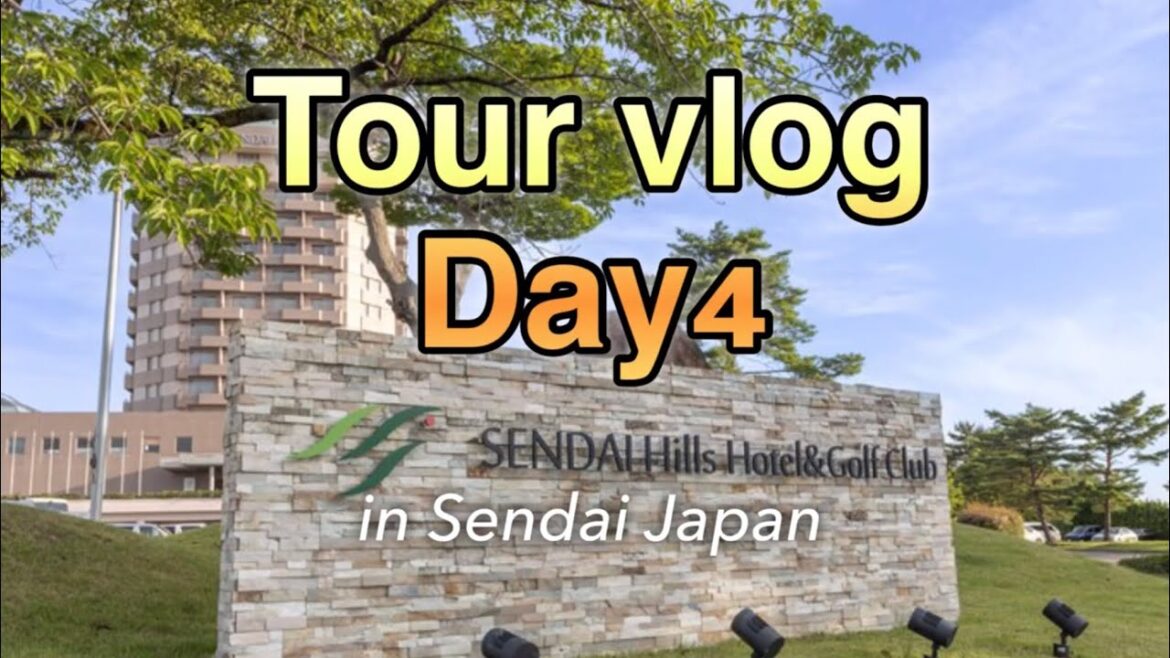 Tour vlog in Sendai Japan Day 4 골프 중심으로