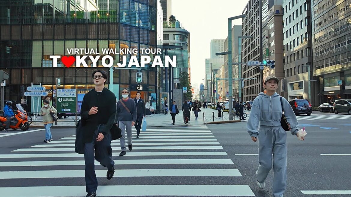 TOKYO JAPAN, WALKING TOUR Kanda Station, Nihonbashi, Kyōbashi, Chuo City, Japan, Travel, 4K