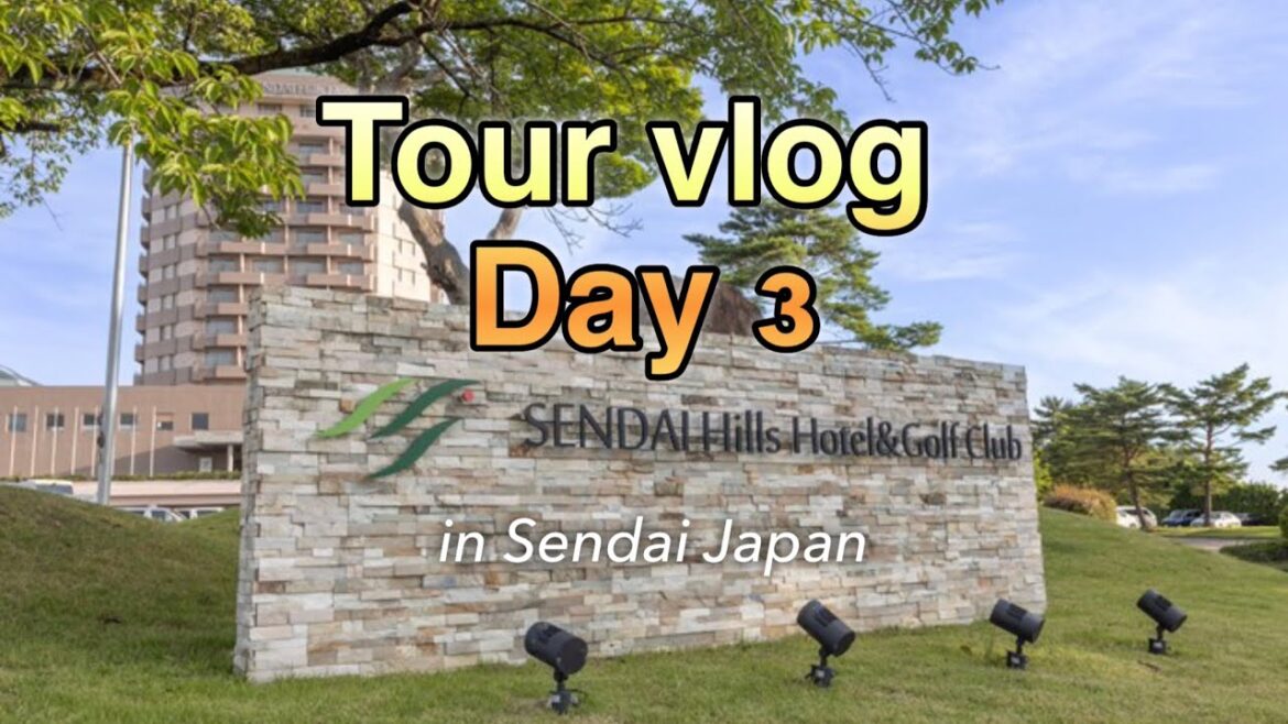 Tour vlog Day 3 in Sendai Japan