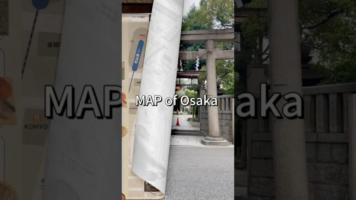 MAP of Osaka Nanba near Yasana Shrine