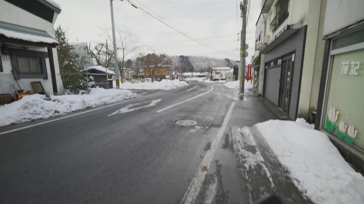【4K Live】Snowy Akita Kakunodate walk 【4K Live】Snowy Akita Kakunodate walk