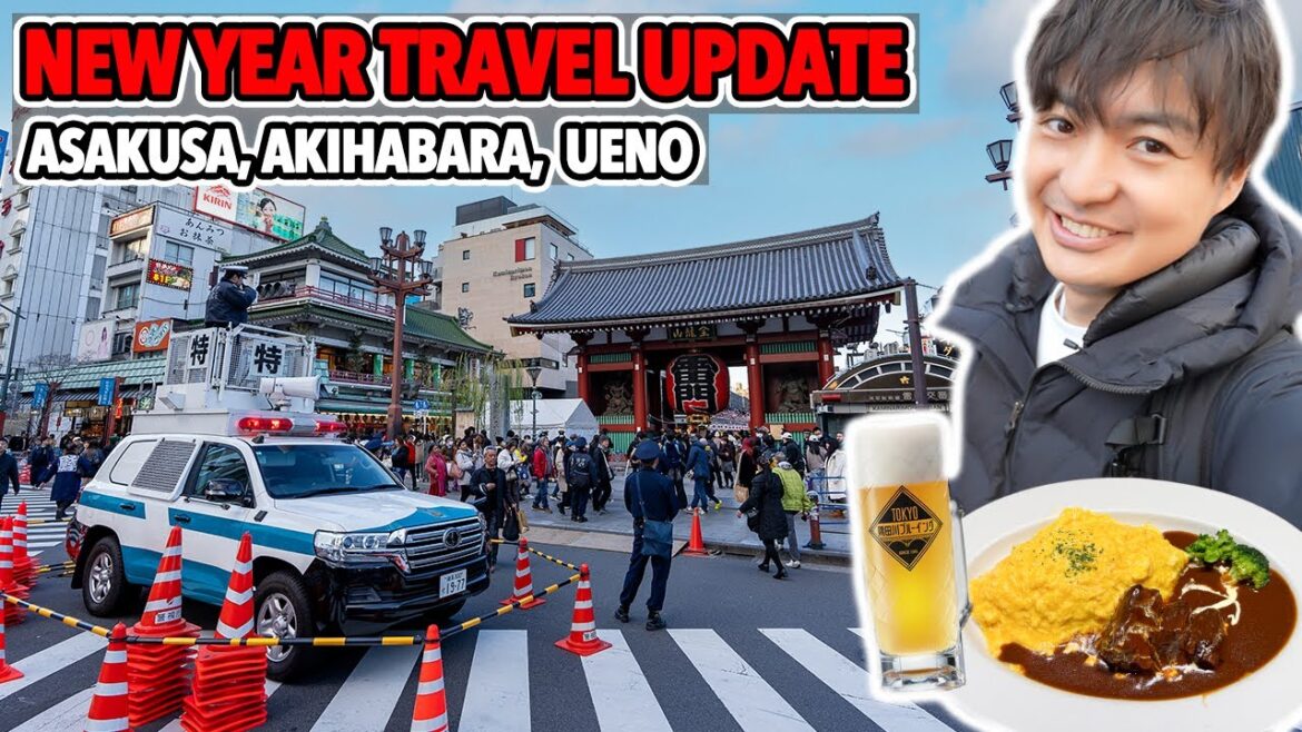 New Year in Tokyo. Asakusa’s Festive Crowds, Akihabara New Year Sales, and Calm Ueno Station Ep.542 New Year in Tokyo. Asakusa’s Festive Crowds, Akihabara New Year Sales, and Calm Ueno Station Ep.542