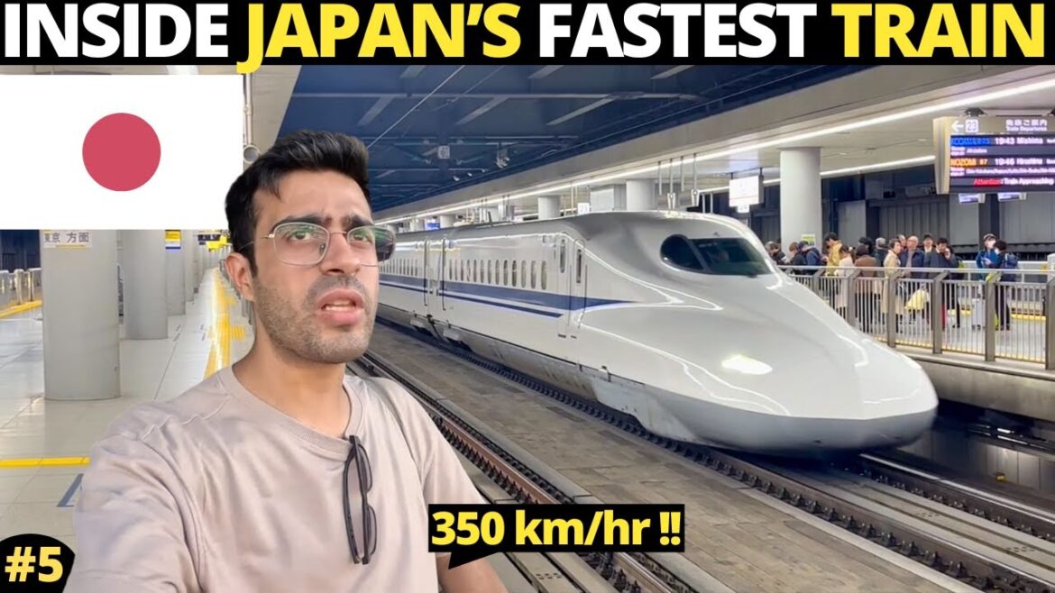 FASTEST Train ride in JAPAN 🇯🇵 500+kms in 2hours!!