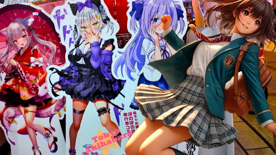 Tokyo Akihabara🐶Anime heaven♪💖4K non-stop 1 hour