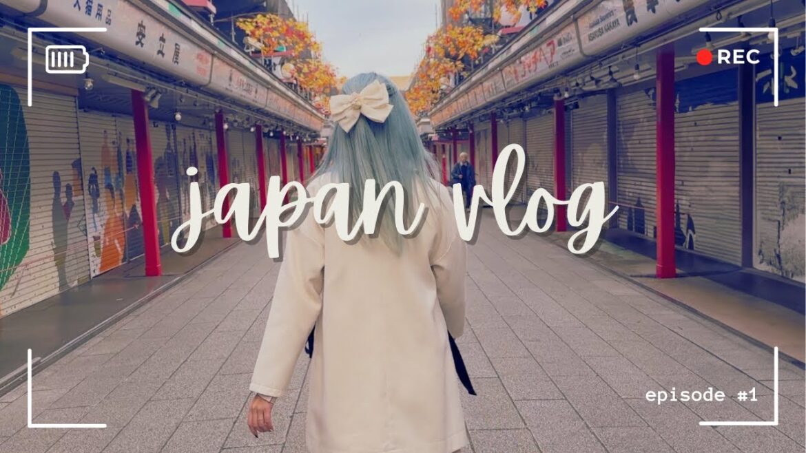sensoji temple // japan vlog series 2024 🇯🇵 episode one