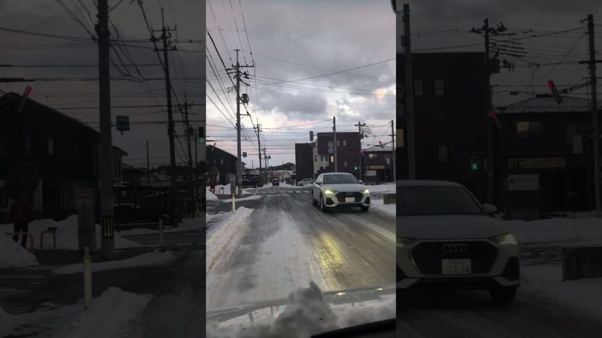 Driving in the Snow ❄️ Akita Japan 🗾