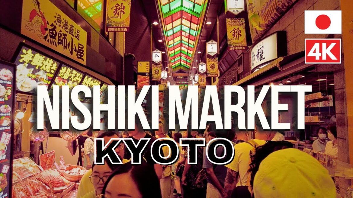 Experience KYOTO'S KITCHEN: NISHIKI MARKET Walking Tour | 4K Japan Walks