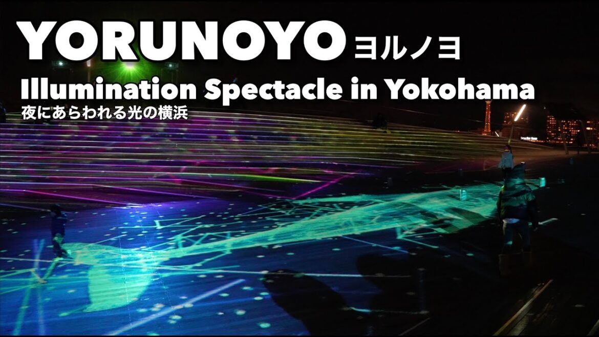 Illumination Spectacle in Yokohama Winter Yorunoyo ヨルノヨ