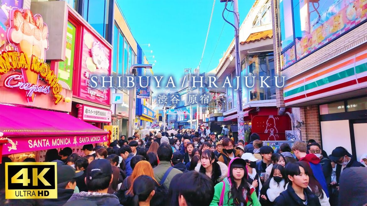【4K Japan Walk】Walking around the Shibuya/Harajuku area on the first weekend of 2025 【4K Japan Walk】Walking around the Shibuya/Harajuku area on the first weekend of 2025