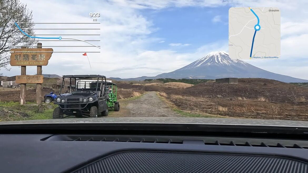 Sunday Drive through Asagiri Plateau with Mount Fuji in View