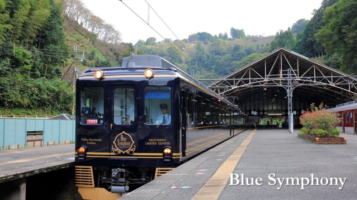 "Blue Symphony" A special train trip that takes you deep into the backcountry of Nara