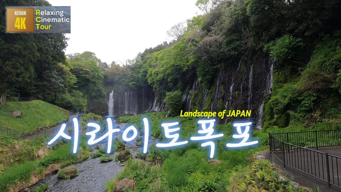 시라이토 폭포 풍경