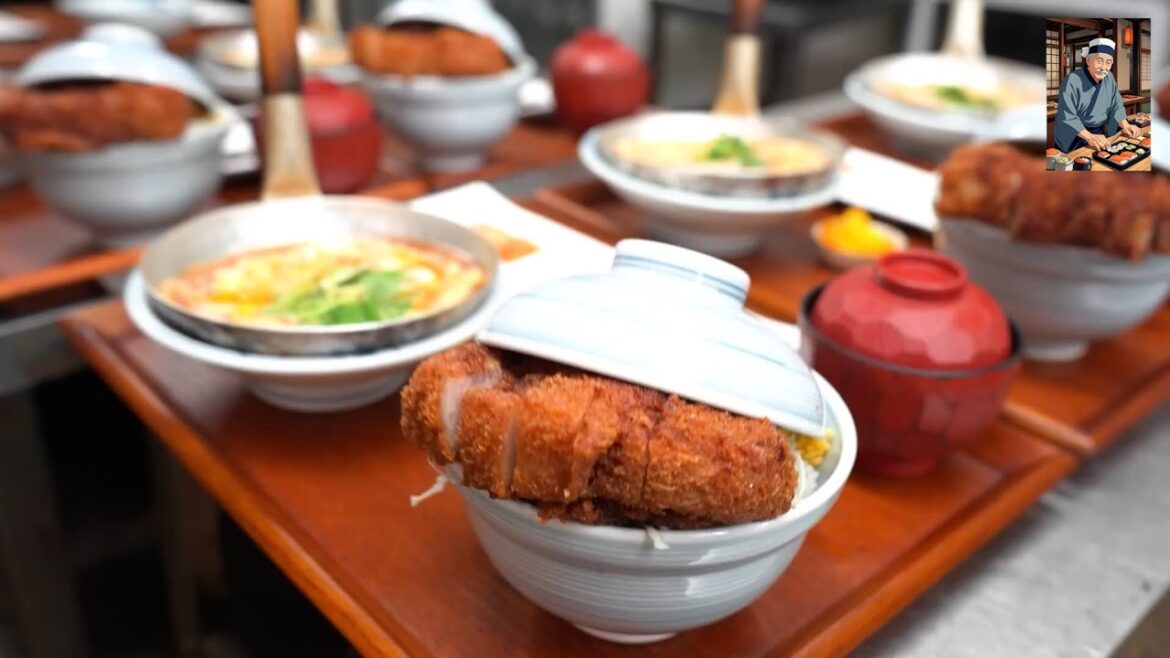 Pork Cutlet Rice Bowl - Japanese Street Food