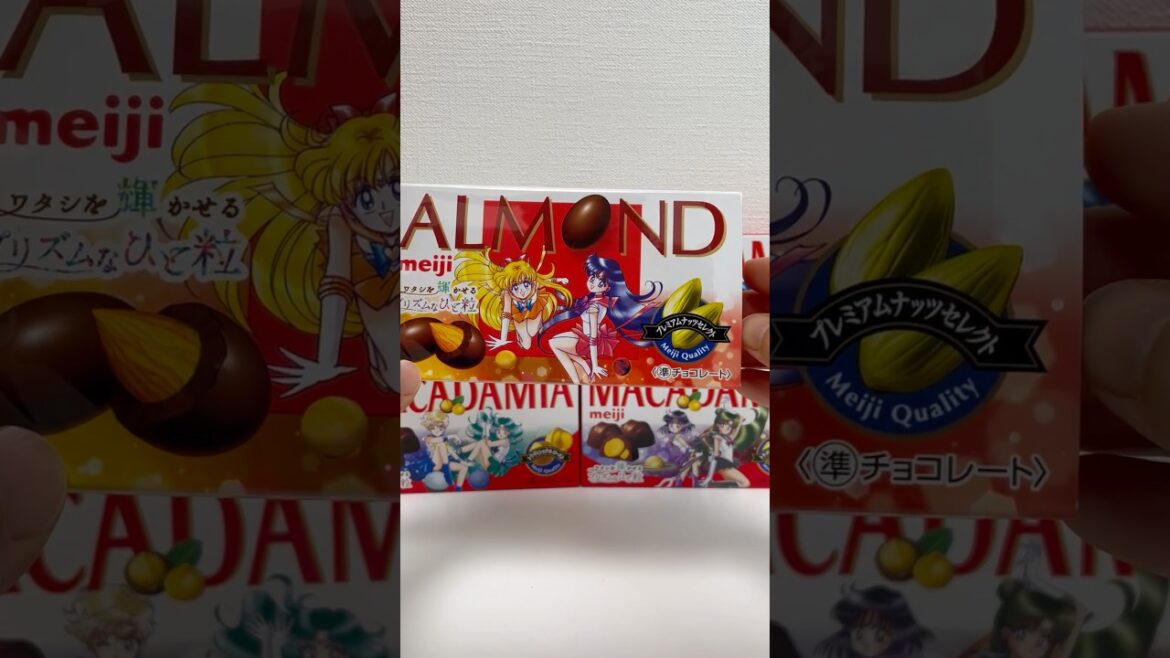 Sailor Moon Meiji Chocolate Sailor Mars and Sailor Venus #shorts