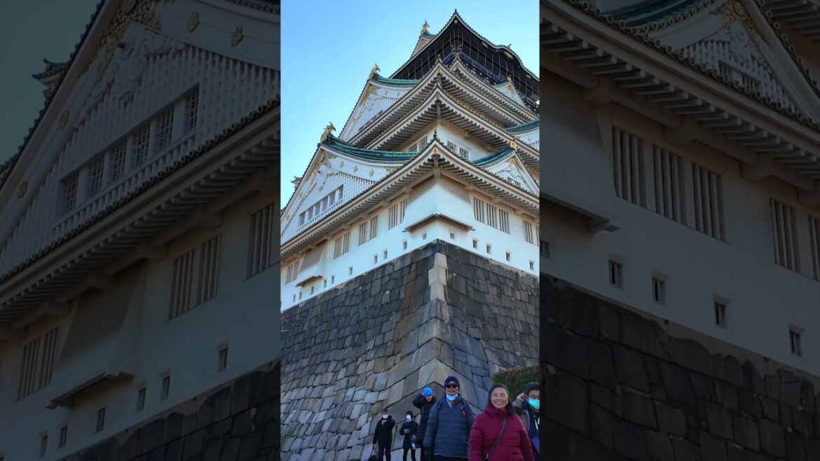 You MUST visit this castle in Japan #Japan #osaka #fyp #travel #beautiful #holidayinspiration