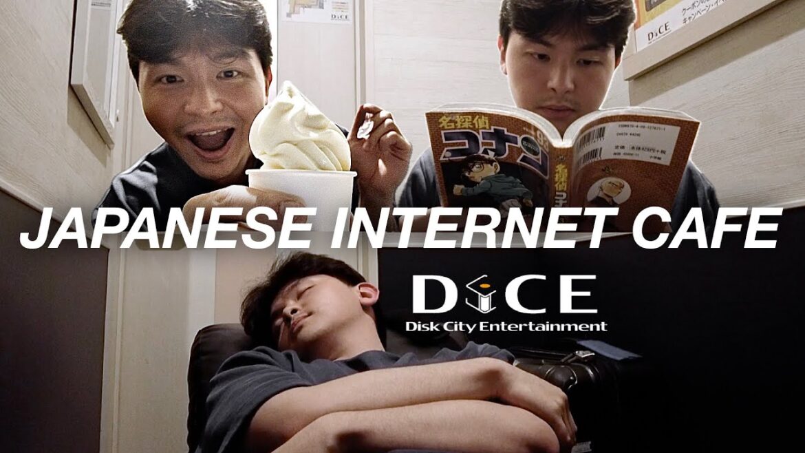 Staying in Japan's Internet Cafe for 1 Night (Is it worth it?)