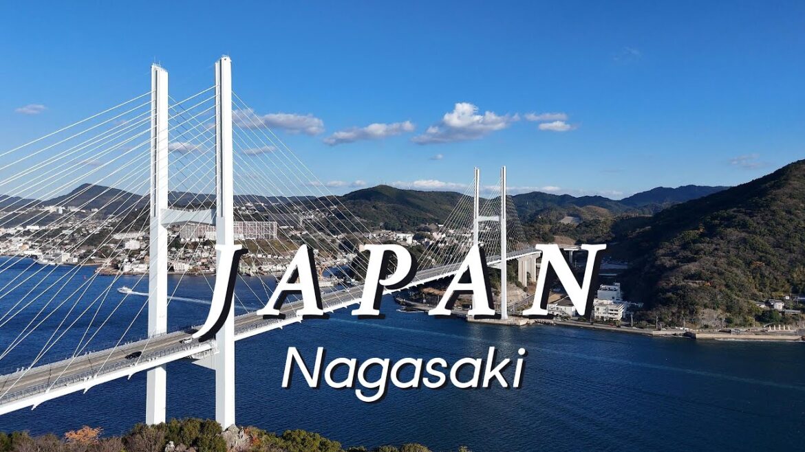 FLYING OVER Nagasaki JAPAN