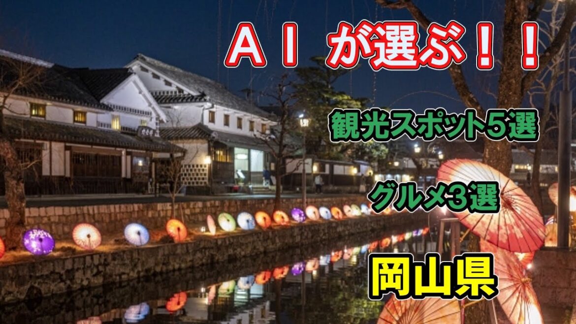 AIで旅行案内だって？(岡山県）Traveling with AI？ (OKAYAMA）