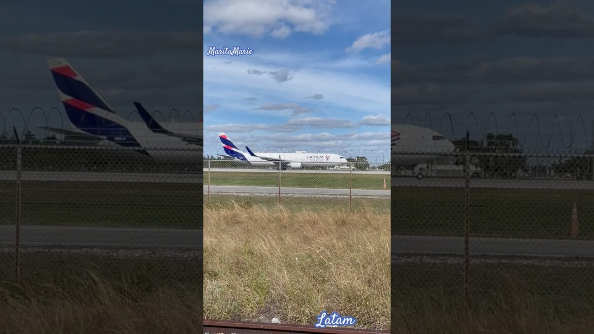 Latam Cargo departs Miami’s airport